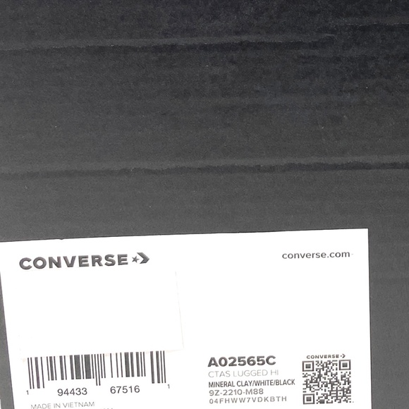 Converse Chuck Taylor Lugged Platform High Top Mineral Clay Women Canvas A02565C - Picture 9 of 10